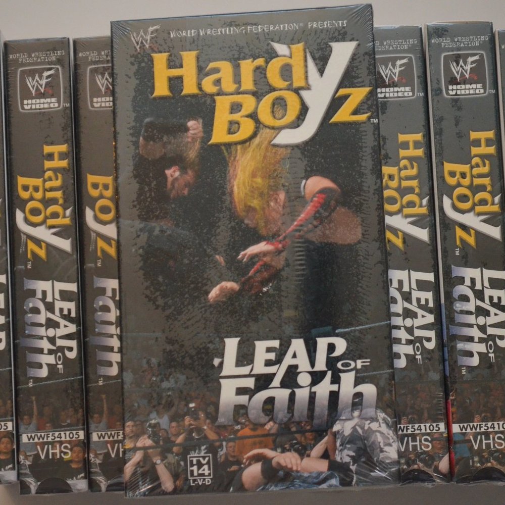 Lot of (10) NEW WWF Hardy Boyz Leap of Faith On VHS (RESELLERS LOT) ALL SEALED